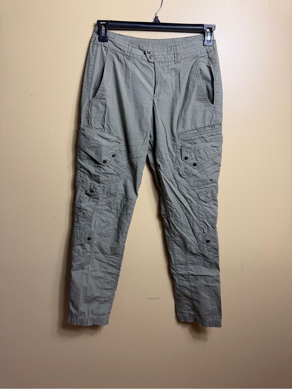 VTG RLX Ralph Lauren Cargo Pants 4 Y2K Tactical Gorpcore Multi-Pocket Olive